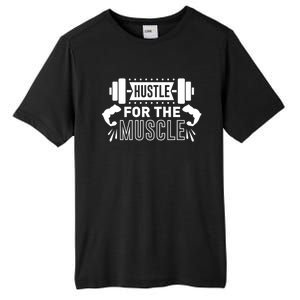 Hustle For The Muscle Fitness Training Gift Tall Fusion ChromaSoft Performance T-Shirt