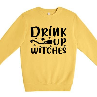 Halloween Funny Up Witches Gift Premium Crewneck Sweatshirt