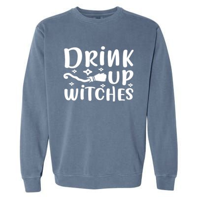 Halloween Funny Up Witches Gift Garment-Dyed Sweatshirt