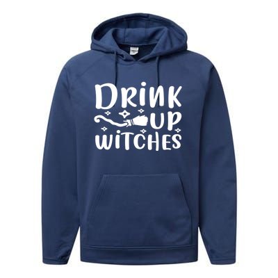 Halloween Funny Up Witches Gift Performance Fleece Hoodie