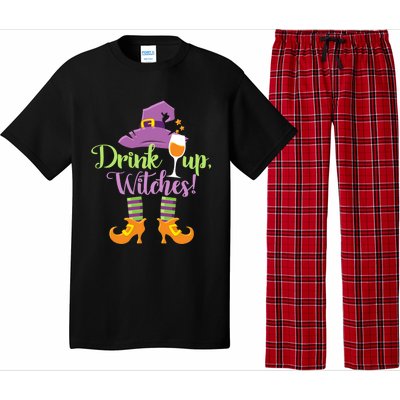 Halloween Funny Up Witches Gift Pajama Set