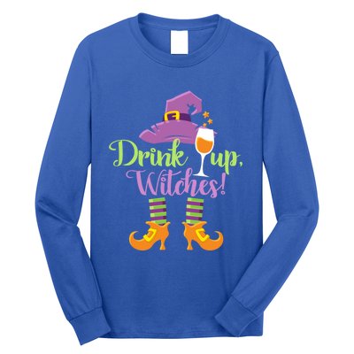 Halloween Funny Up Witches Gift Long Sleeve Shirt