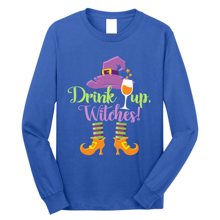 Halloween Funny Up Witches Gift Long Sleeve Shirt