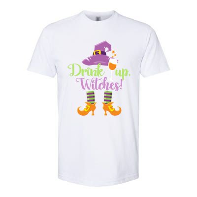 Halloween Funny Up Witches Gift Softstyle CVC T-Shirt