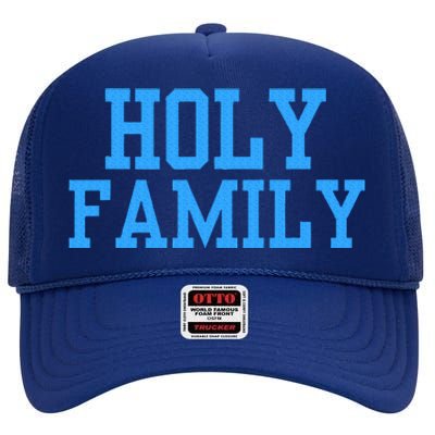 Holy Family University High Crown Mesh Back Trucker Hat