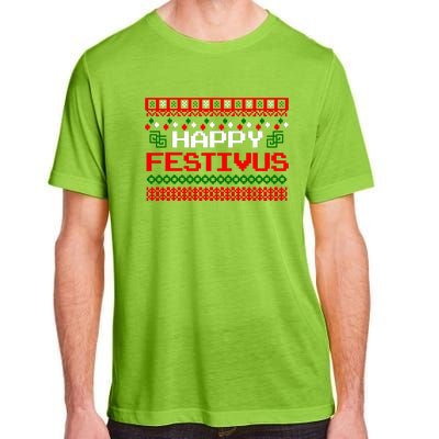 Happy Festivus Ugly Christmas Adult ChromaSoft Performance T-Shirt