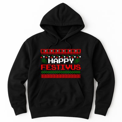 Happy Festivus Ugly Christmas Hoodie