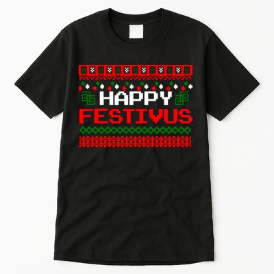Happy Festivus Ugly Christmas Tall T-Shirt