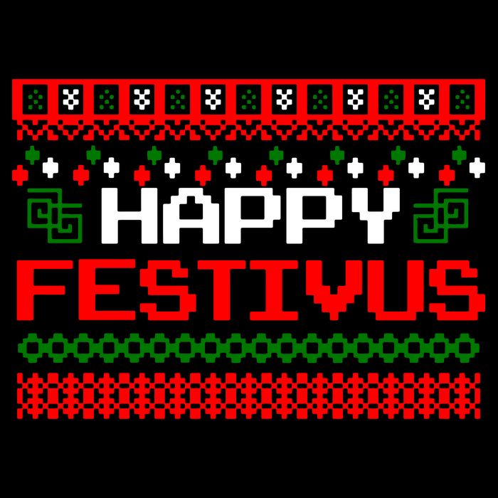 Happy Festivus Ugly Christmas Sustainable Bucket Hat