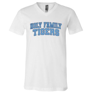 Holy Family University Tigers V-Neck T-Shirt