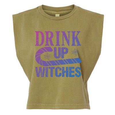 Halloween Funny Up Witches Gift Garment-Dyed Women's Muscle Tee