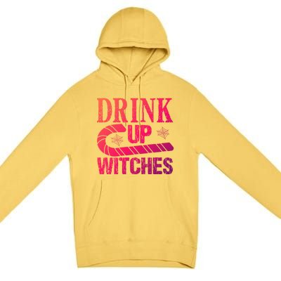 Halloween Funny Up Witches Gift Premium Pullover Hoodie