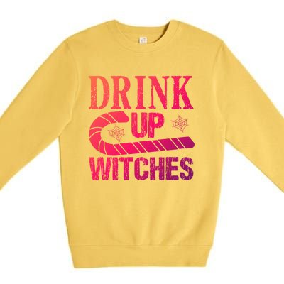 Halloween Funny Up Witches Gift Premium Crewneck Sweatshirt