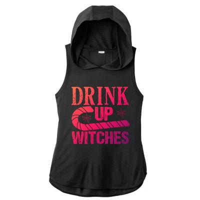 Halloween Funny Up Witches Gift Ladies PosiCharge Tri-Blend Wicking Draft Hoodie Tank