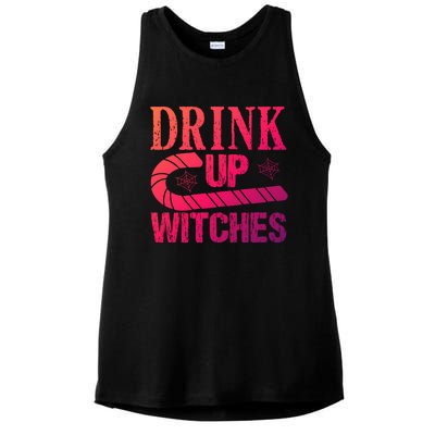 Halloween Funny Up Witches Gift Ladies PosiCharge Tri-Blend Wicking Tank