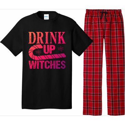 Halloween Funny Up Witches Gift Pajama Set