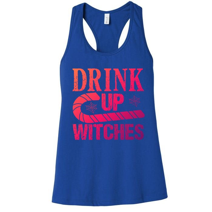 Halloween Funny Up Witches Gift Women's Racerback Tank