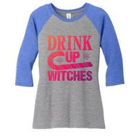 Halloween Funny Up Witches Gift Women's Tri-Blend 3/4-Sleeve Raglan Shirt