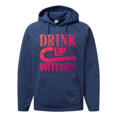 Halloween Funny Up Witches Gift Performance Fleece Hoodie