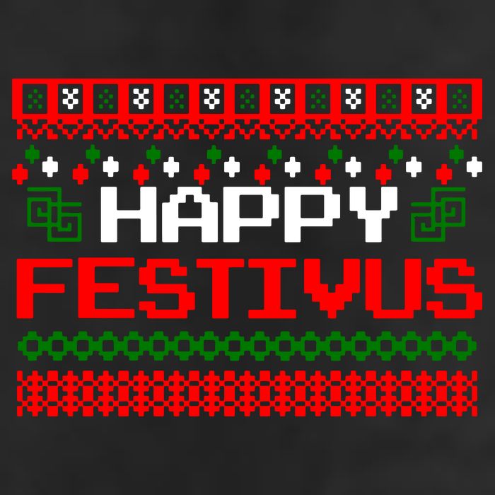 Happy Festivus Ugly Christmas Adult Drive Performance Visor