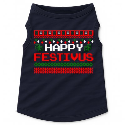 Happy Festivus Ugly Christmas Doggie Tank