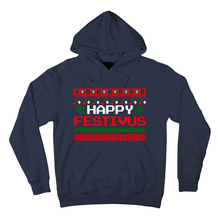 Happy Festivus Ugly Christmas Hoodie