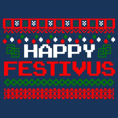 Happy Festivus Ugly Christmas T-Shirt