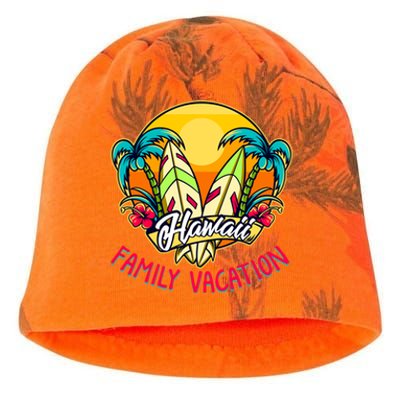 Hawaii Family Vacation Hello Summer Vibes Beach Vacay Cute Gift Kati - Camo Knit Beanie