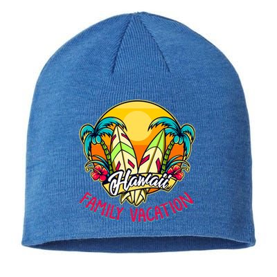 Hawaii Family Vacation Hello Summer Vibes Beach Vacay Cute Gift Sustainable Beanie