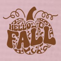 Hello Fall Vibes Leopard Pumpkin 25L Jumbo Tote