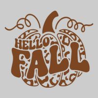 Hello Fall Vibes Leopard Pumpkin Tie-Dye T-Shirt