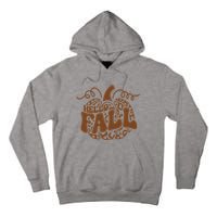 Hello Fall Vibes Leopard Pumpkin Tall Hoodie
