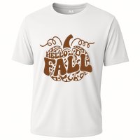 Hello Fall Vibes Leopard Pumpkin Performance Shirt