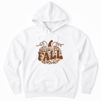 Hello Fall Vibes Leopard Pumpkin Hoodie
