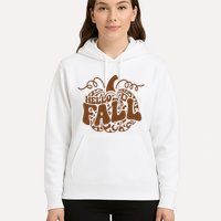 Hello Fall Vibes Leopard Pumpkin Hoodie