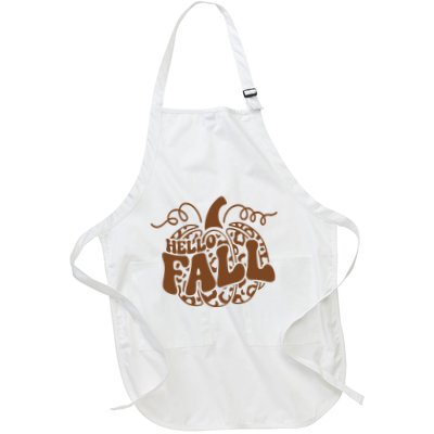 Hello Fall Vibes Leopard Pumpkin Apron