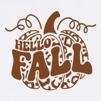 Hello Fall Vibes Leopard Pumpkin Sweatshirt