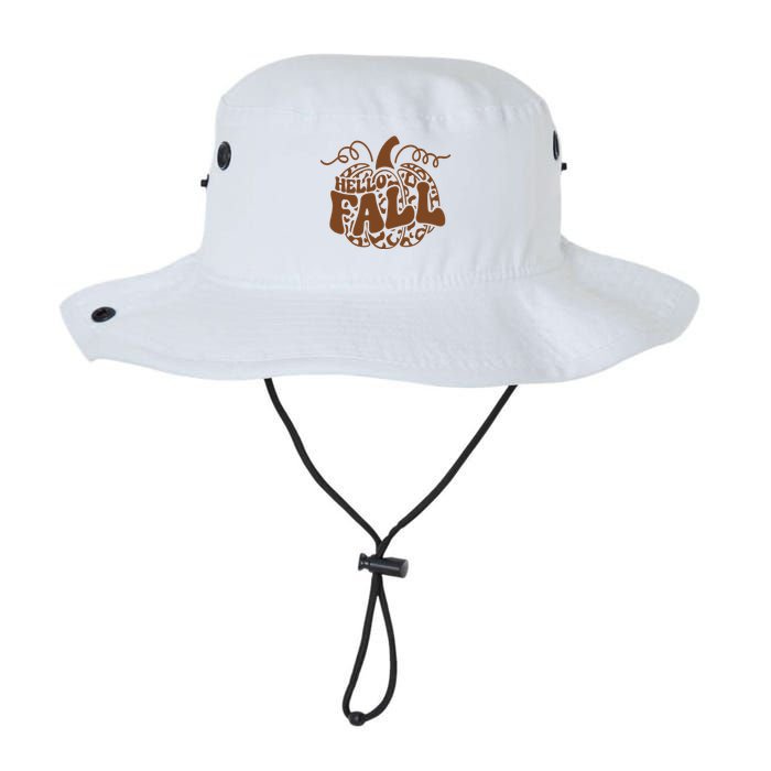Hello Fall Vibes Leopard Pumpkin Bucket Hat
