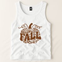 Hello Fall Vibes Leopard Pumpkin Tank Top