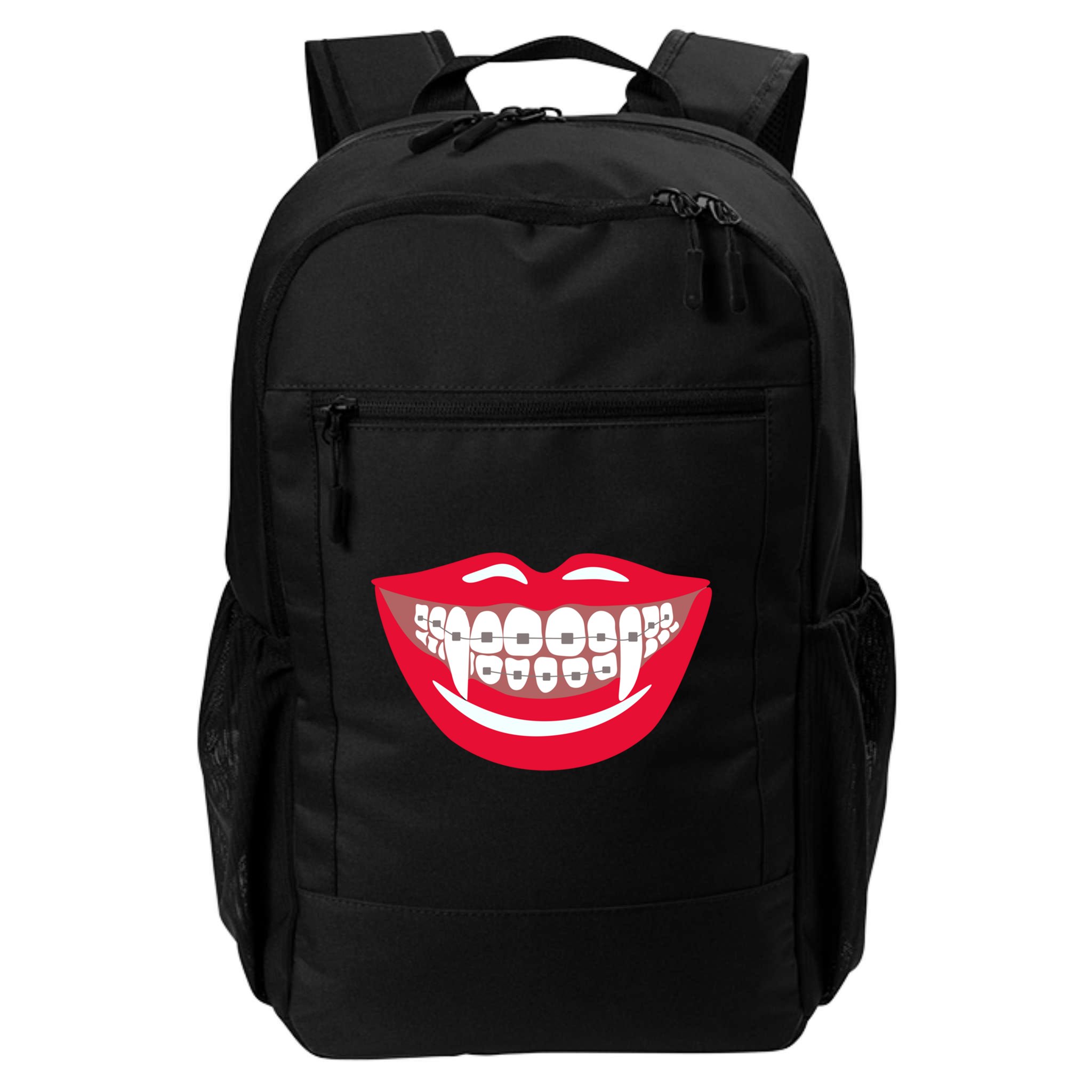 Halloween Funny Vampire Teeth Braces Orthodontist Dentist Cool Gift Backpack