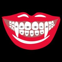Halloween Funny Vampire Teeth Braces Orthodontist Dentist Cool Gift Backpack