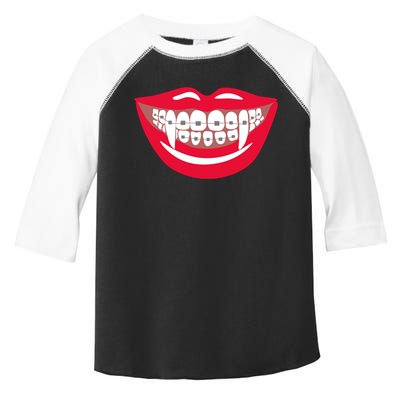 Halloween Funny Vampire Teeth Braces Orthodontist Dentist Cool Gift Toddler Fine Jersey T-Shirt