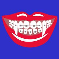 Halloween Funny Vampire Teeth Braces Orthodontist Dentist Cool Gift Long Sleeve Shirt