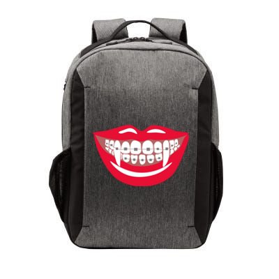 Halloween Funny Vampire Teeth Braces Orthodontist Dentist Cool Gift Vector Backpack