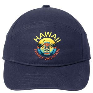 Hawaii Family Vacation Gift 7-Panel Snapback Hat