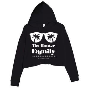 Hunter Family Vacation Matching Family Group Gift Crop Fleece Hoodie