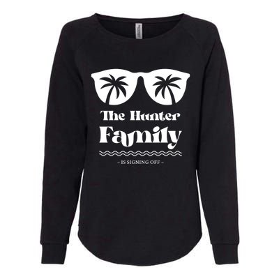 Hunter Family Vacation Matching Family Group Gift Womens California Wash Sweatshirt