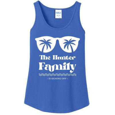 Hunter Family Vacation Matching Family Group Gift Ladies Essential Tank