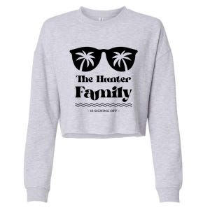 Hunter Family Vacation Matching Family Group Gift Cropped Pullover Crew