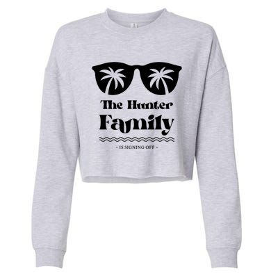 Hunter Family Vacation Matching Family Group Gift Cropped Pullover Crew